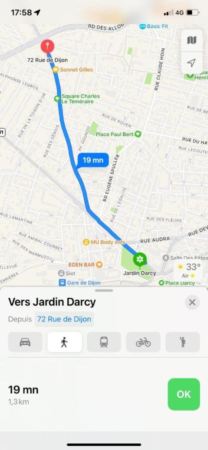 Studio Rue De Dijon Talant Ngoại thất bức ảnh